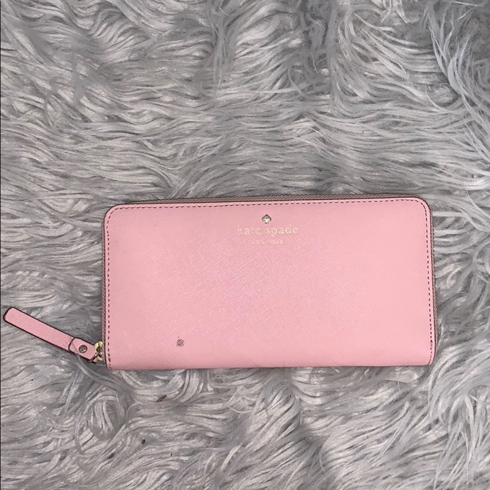 kate spade pink wallet